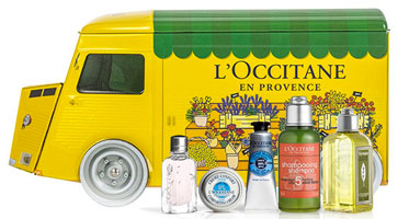 Dès CHF50 d’achat, le camion emblématique L’OCCITANE est à CHF20 contenant nos 5 produits iconiques au format mini.